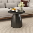 thumbnail image 5 of Round End Table for Living Room, Metal Small Side Table, Modern Nightstand Tea Table for Living Room, Black, 5 of 7