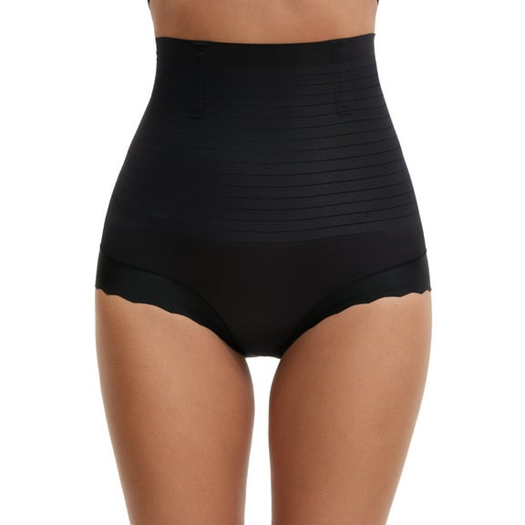 Unique Bargains Women's Shapewear Panties with High Waist and Comfortable Fit S Black