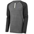 thumbnail image 1 of Linear Fusion Manches Longues Henley S Oxford Gris/noir Fusion, 1 of 2