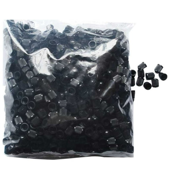 Phenofice Black Tire Valve Caps for Cars and Trucks, , Easy to Install, Set of 100 Pieces