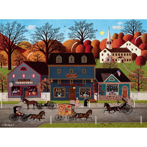 Rompecabezas Buffalo Games Charles Wysocki Valley Farm 1000 piezas
