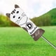 thumbnail image 5 of Golf Wood Headcovers Forro de felpa Cuello largo Golf Club Head Cover para regalo unisex Café kusrkot Funda para palos de golf, 5 of 8