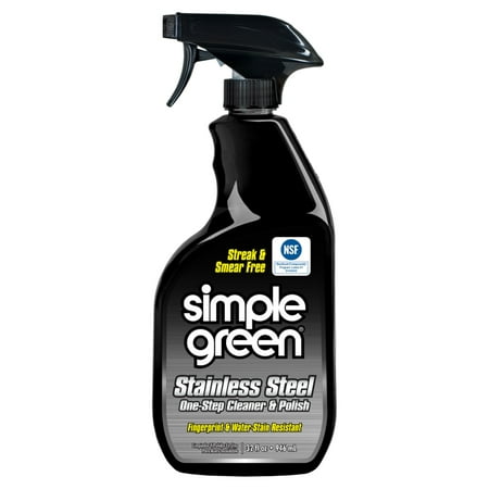 Simple Green Stainless Steel One-Step Cleaner & Polish, 32oz Spray