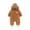 Brown, variant on Baby Boys Fuzzy Hooded Romper Coat Girls Buttons Dinosaur Jumpsuit Coat&jacket Toddler Girls Winter Jackets