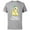 Athletic Heather, variant on Disney Aladdin Sultan Royal Dad Bod - Short Sleeve Cotton T-Shirt for Adults - Customized-Black