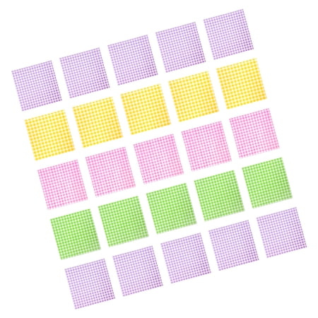 200 Sheets Greaseproof Sandwich Wrapping Paper 22X22cm Safe Grids Design 4 Color Kitchens Essential