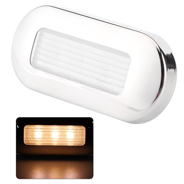 RV Courtesy Lamp Stair Light IP67 Waterproof Structure High-End Car Sunken Installation For Truck RV Cold White,Warm White,Blue Light
