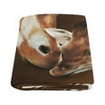 thumbnail image 2 of CADecor Giraffe Adult And Baby Couch Sofa or Bed Fleece Blanket Throw 58x80 inches, 2 of 3