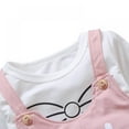 thumbnail image 4 of Newborn Infant Baby Girl Clothes Cotton Rompers Cartoon Mouse Cotton Jumpsuits Onesie with Pullover Sweatshirt for Infant Girls, 4 of 6