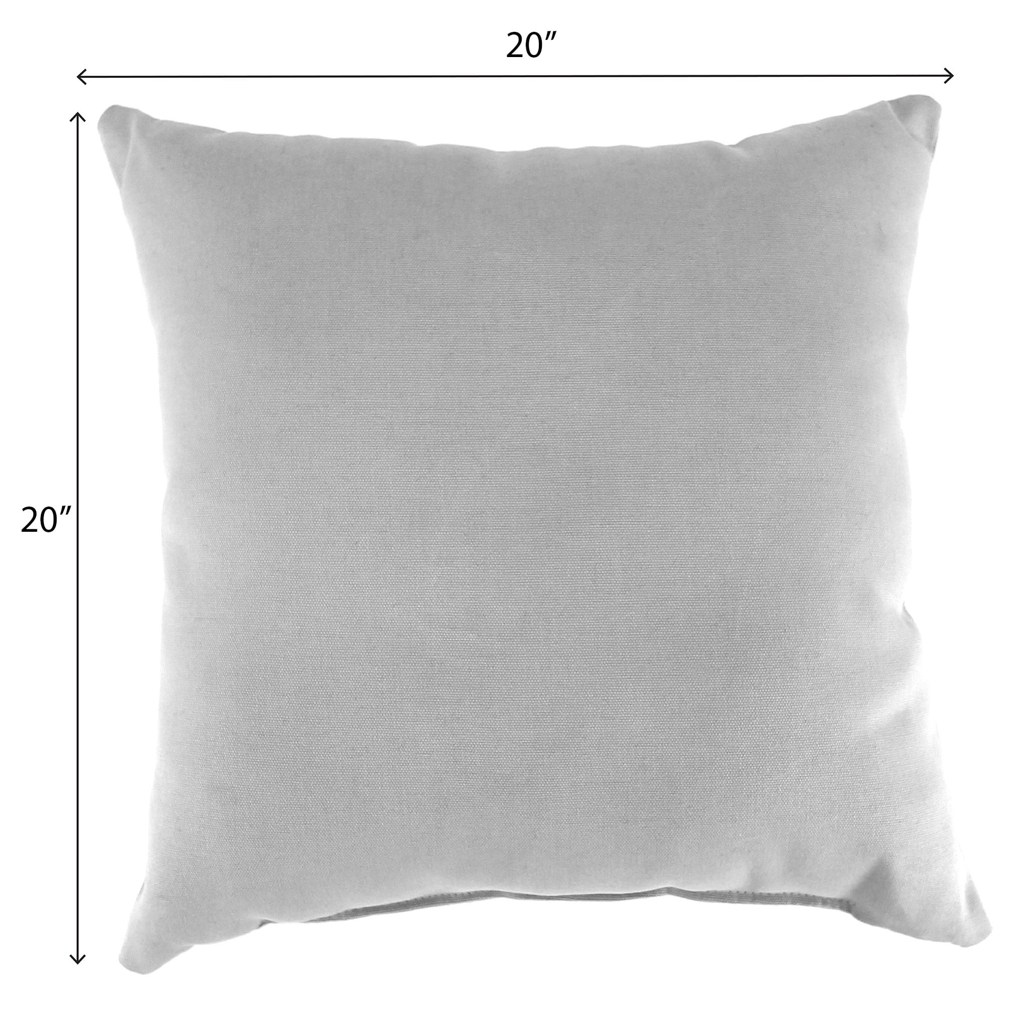 Jordan Manufacturing 20" x 20" Rustique Barley Beige Damask Square Outdoor Throw Pillow with Welt (2 Pack)