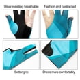 thumbnail image 3 of Guantes de billar BuyWeek 3 dedos abiertos antideslizantes para taco de billar, 3 of 7