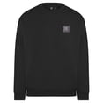 thumbnail image 2 of Men's Levelwear Black Anaheim Ducks Luxe Signature Heirloom Tri-Blend Pullover Sweatshirt, 2 of 4