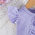 thumbnail image 5 of Placlothes Tutu Dress and Cute Tops with Skirt for Girls 2 Piece Outfits Little Girls and Big Girls Summer Fall Skirt Sets Solid Purple Birthday Bow Kids Size 18 Months, 5 of 7