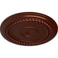 thumbnail image 3 of Ekena Millwork 19 5/8"OD x 1 1/2"P Alexandria Rope Ceiling Medallion (Fits Canopies up to 4 5/8"), Hand-Painted Antique Copper, 3 of 6