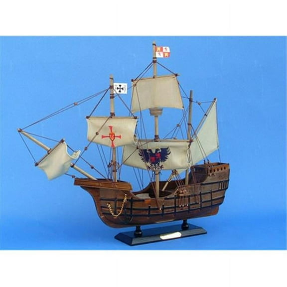 Handcrafted Model Ships  Santa Maria Limited 20 in. Decorative Famous Ship