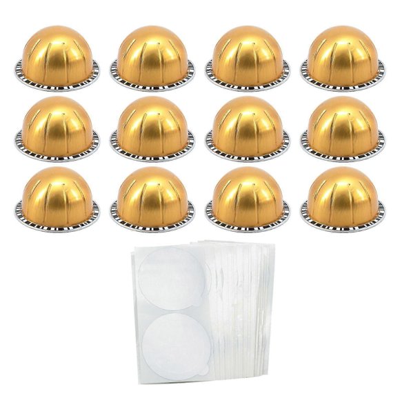 1 Set 80ML/40ML/150ML/230ML Coffee Capsule Shell DIY Reusable Coffee Capsule Cup for Nespresso Vertuo
