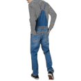 thumbnail image 3 of High-quality Mens Loose Denim Overalls Bib Suspenders Pants Dungarees Jeans Jumpsuits Overalls February2, 3 of 4