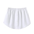 thumbnail image 1 of DPTALR Jupe-Jupon Rallonge Demi-Longueur à Étages Superposés en Voile à Rayures Imprimées pour Femme Grande Taille, 1 of 9