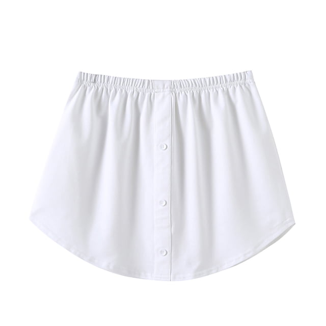 DPTALR Jupe-Jupon Rallonge Demi-Longueur à Étages Superposés en Voile à Rayures Imprimées pour Femme Grande Taille