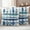white, variant on Lake Paddles Outdoor Waterproof Pillow Covers, Summer Watercolor Teal Blue Striped Decorative Square Throw Pillowcase Sofa Cushion Sham for Patio/Couch/Chair, 16"x16" 2 Pack