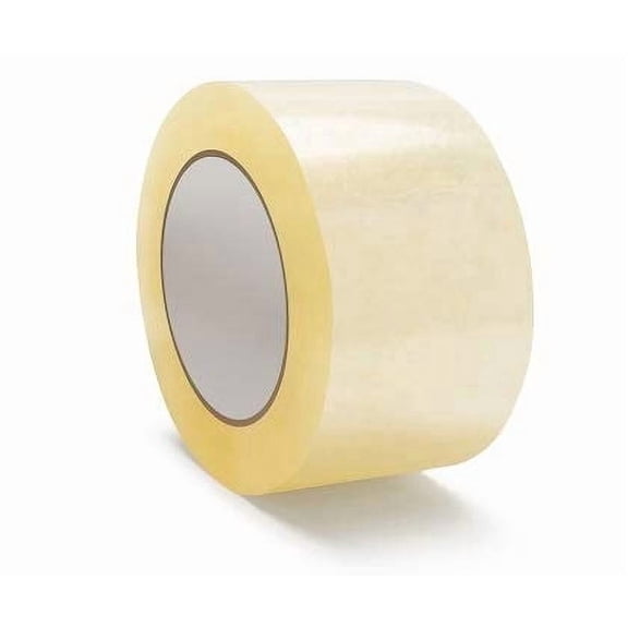 SSBM 1.88" x 110 Yards (330 Feet) Clear Hot Melt Packaging Tape, 1.85 Mil Thick, Pack of 36 Rolls
