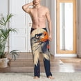 thumbnail image 2 of Hirioo American Bald Eagle A for Men's PJ Pajama Pants Sleep Pants Men's Home Trousers with Pockets,S-3XL-3X-Large, 2 of 6