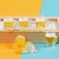 thumbnail image 2 of 12 Pcs Simulation Beer Mug Mini Shot Glasses Mugs Models Tiny House Dolls Cup Decorate Resin, 2 of 6