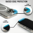 thumbnail image 5 of Capes Impact Armour Case for iPhone 15 Pro Max, Shockproof, 10 ft Drop Military Grade Protection, Compatible with MagSafe Back Cover, Non-Yellowing, PC + TPU + TPE Transparent Case, Black Clear, 5 of 5