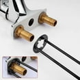 thumbnail image 4 of Basin Wrench, Sink Wrench, Under Sink Wrench Faucet Tool, Faucet Wrench, Plumbers Wrench, 7 Sizes Sink Wrench Set, Universal Under Sink Plumbers Wrench for Tight Spaces (2pc) 2pc 2pc, 4 of 5