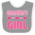 thumbnail image 3 of Inktastic Granna Girl Granddaughter Girls Baby Bib, 3 of 4