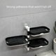thumbnail image 5 of Caja de Jabón de Tres Capas | Soporte de Jabón para Baño Montado en la Pared | Estante Giratorio 180° Sin Taladro | Organizador Multifuncional para Drenaje y Almacenaje | Plástico | Blanco, 5 of 9