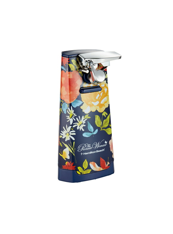 Pioneer Woman Extra-Tall Electric Can Opener, Fiona Floral, 76701