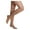 Nude, variant on 843CLLW40 30-40mmHg Womens Closed Toe Knee High- Large & Long- Pecan