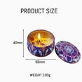 thumbnail image 2 of Moroccan Scented Candle Gift Set – 4 Aromatherapy Candles with Decorative Tins & Gift Box – Vanilla, Violet, Gardenia, Goji Tarocco Blood Orange – Home Fragrance & Gift for Women, 2 of 6
