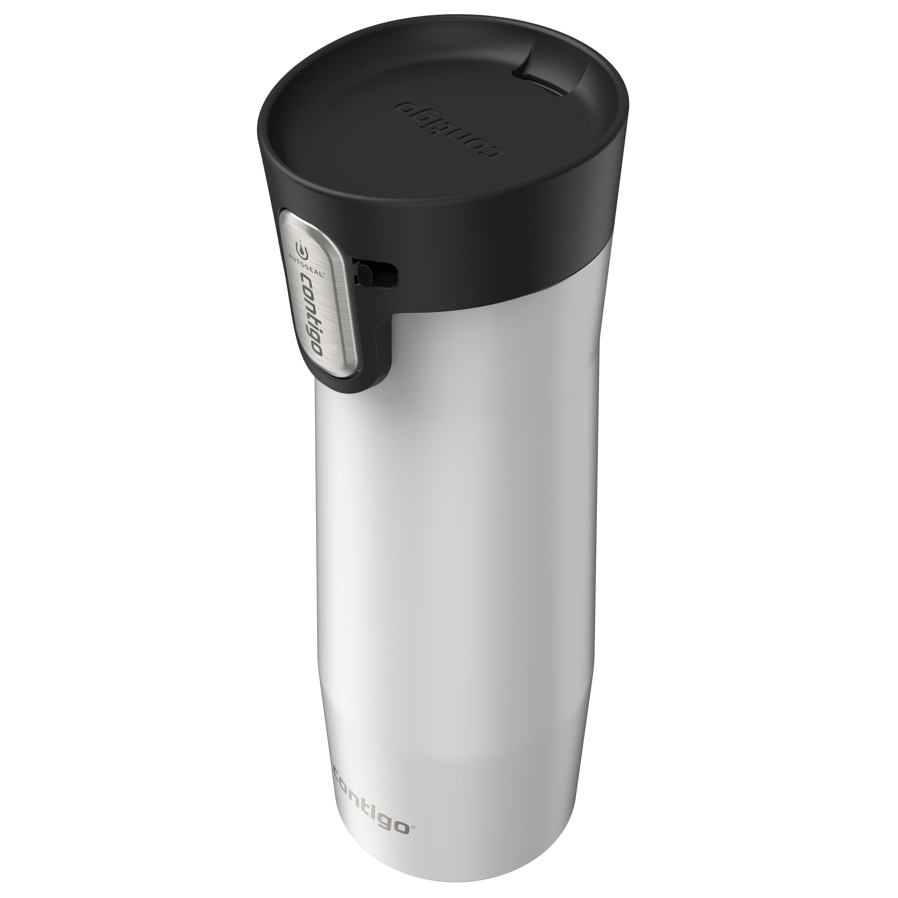 Contigo West Loop 3.0 Vacuum-Insulated Stainless Steel Travel Mug with AUTOSEAL Easy-Clean Lid, 20 oz (591 ml), Salt Frosted Pearl
