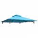 thumbnail image 4 of Top St. Kitts para gazebo de 3 x 3 m, solo tela negra envejecida, 4 of 5