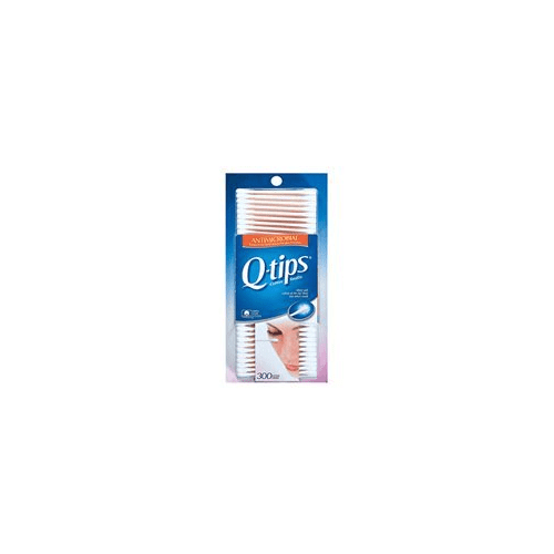 Q-Tips Antibacterial Cotton Swabs For Clean Ears - 300 Ea, 2 Pack