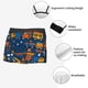 thumbnail image 3 of Fotbe Funny Steam Train Calzoncillos Tipo Boxer con Bolsa de Soporte Total para Hombre, X-Temp Fresco, Transpirable y de Secado Rápido-Large, 3 of 5