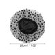 thumbnail image 2 of 1 Pc Durable Dots Shower Cap para Baño, Viaje de Negocios, Vacaciones, Hotel, Salón de Belleza, Satén EVA Negro, 2 of 3