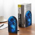 thumbnail image 5 of Naloa Wolf 2 Pcs Bookend Large Capacity Office Book Ends for Home Office Library School Study Decoration, 5 of 8