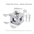 thumbnail image 2 of Brake Wheel Cylinder Splitter Disc Brake Air Pump Adjustment Tool Car Rear Disc Brake Caliper Piston 3/8 Inch Square Drive Tool, 2 of 5