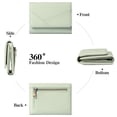 thumbnail image 5 of GAEKEAO Wallets for Women Small RFID Blocking Leather Trifold Ladies Wallets Credit Card Holder with Zipper Coin Pocket, 5 of 8