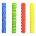 thumbnail image 1 of Soft Silicone Writing Grip,Fidget Hand Sleeve,Comfort Writing Aid,Elastic Silicone Writing Auxiliary Sleeve Fits Common Writing Tools Well,It Hand Fatigue Effectively,A, 1 of 9