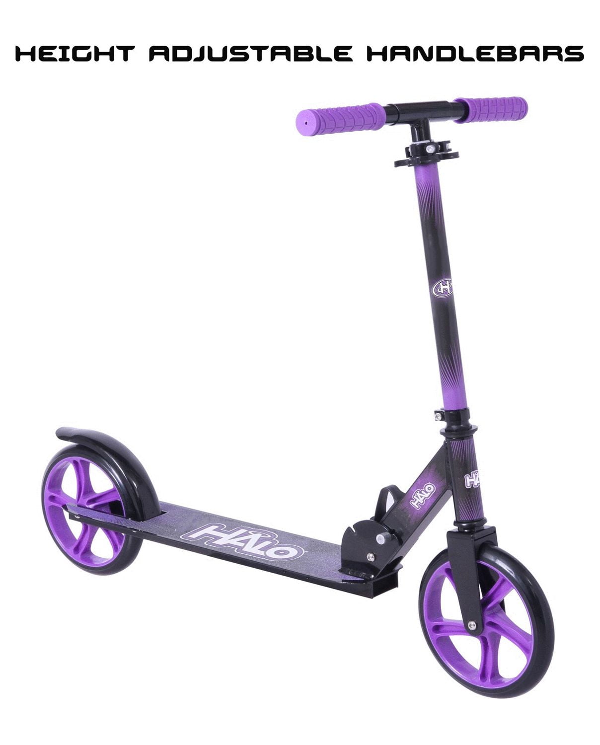 HALO Rise Above Supreme Big Wheel Scooter - Blue - XL Wheels HALO Rise Above Supreme Big Wheel Scooter - Blue - XL Wheels