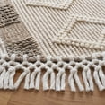 thumbnail image 3 of SAFAVIEH Vermont Wilford Trellis Area Rug, Ivory/Brown, 6' x 6' Round, 3 of 8