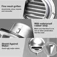 thumbnail image 4 of Grille de Ventilation, Évent en Acier Inoxydable, Sortie d'Air Murale Ronde en Acier Inoxydable avec Écran Anti-Insectes, Évent Rond en Acier Inoxydable Épaissi, 150mm, 4 of 5