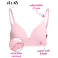 thumbnail image 2 of dELiA*s Girls Training Bra A-Cup Molded Wire-Free Soft Microfiber Lace Bralette 3 Pack (32A-36A), 2 of 7