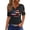 BlackA&01#0401U, variant on USA 250th Anniversary T Shirt Short Sleeves Tops for Women Button V Neck Flag Print Freedom 4th of July Women Tshirts Graphic Blue XXL