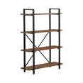 thumbnail image 2 of 4-tier Bookcase Walnut and Black, 2 of 2