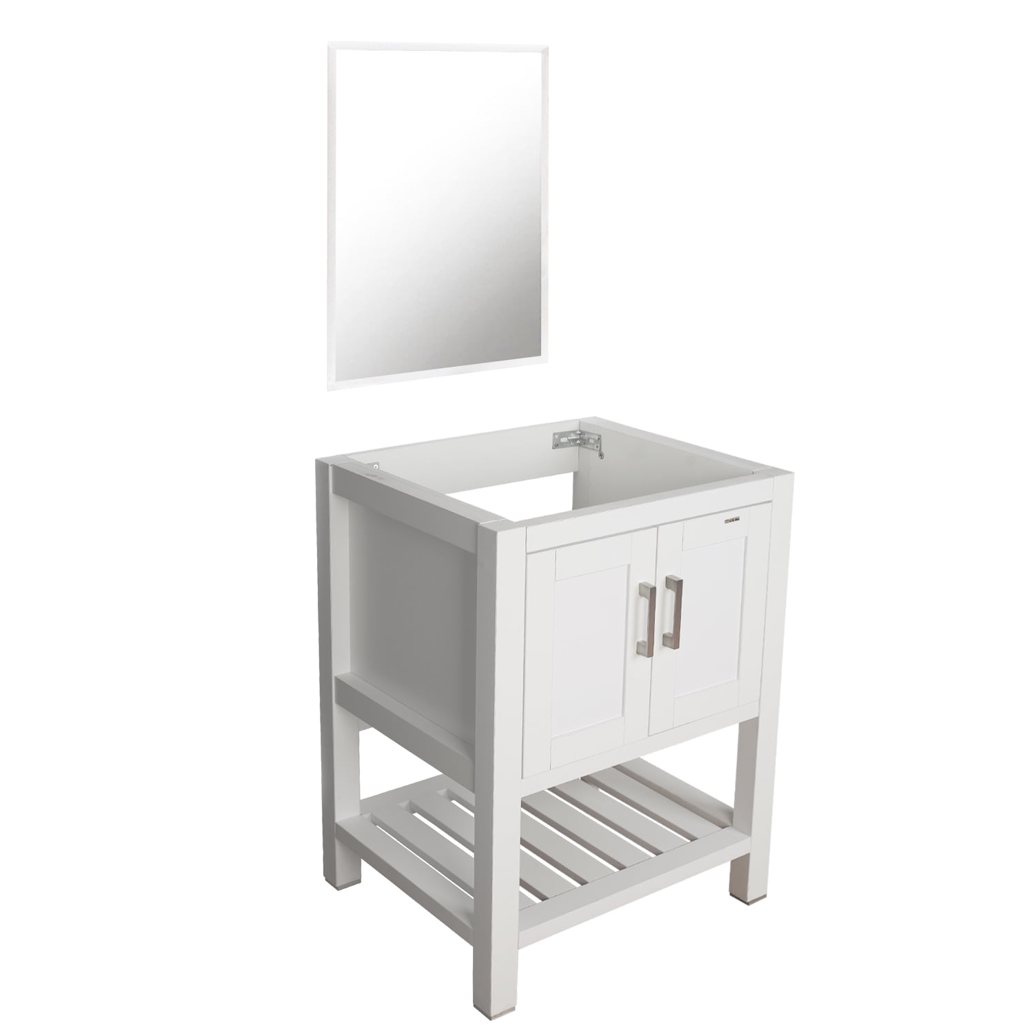 Eclife Bathroom Vanity Without Sink 24, Small White Bathroom Vanity With Drawers